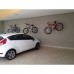 Suporte de bike parede horizontal para 2 bicicletas - Metal Lini